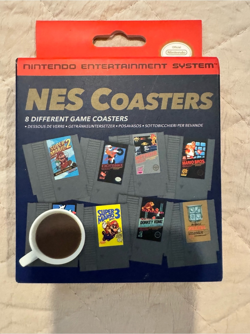 Set of 8 NES Coasters NIB